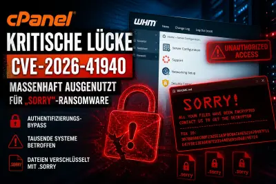 Kritische Sicherheitslücke in cPanel: Die Ransomware-Welle, die das Internet erzittern lässt