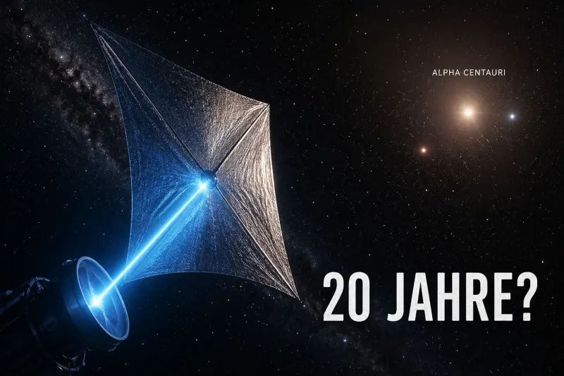 Alpha Centauri in 20 Jahren? Die Laser-Utopie und ihre Realitätsferne