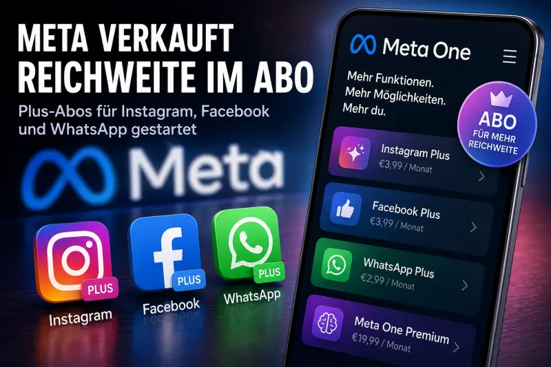 Meta verkauft jetzt Reichweite im Abo