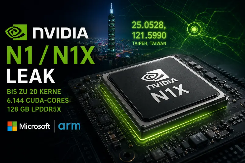 Nvidia N1X kurz vor Computex: Neuer Leak liefert die mögliche Auflösung der mysteriösen Koordinaten