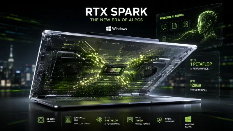 Nvidia und Microsoft wollen den PC neu erfinden: RTX Spark setzt auf persönliche KI-Agenten