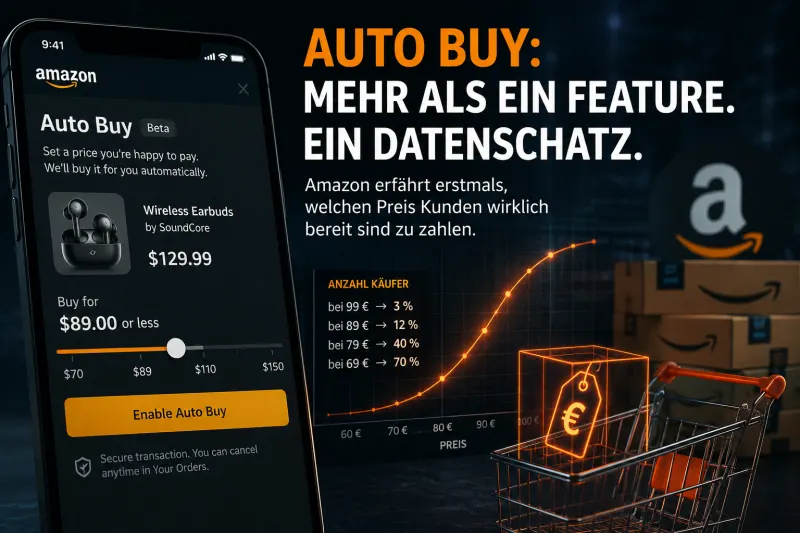 Amazon Auto Buy: Die eigentliche Revolution sind nicht die Käufe, sondern die Daten