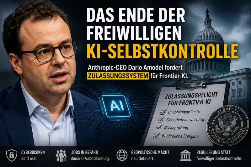 Dario Amodei erklärt das Ende der freiwilligen KI-Selbstkontrolle