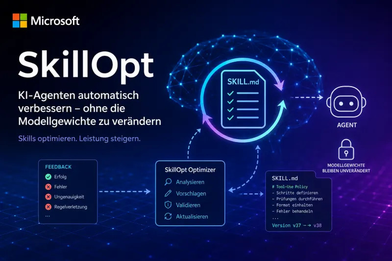 Microsoft will Agenten selbst trainieren lassen – ohne das KI-Modell anzufassen