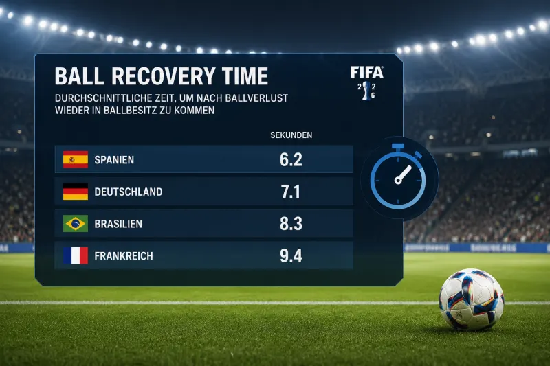 Ball Recovery Time bei der FIFA-WM 2026: Was bedeutet die neue Statistik?