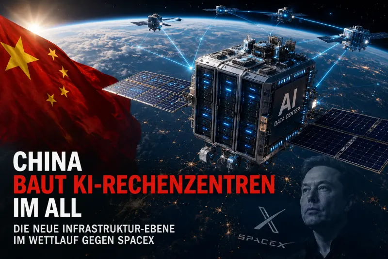 China baut KI-Rechenzentren im All – der Wettlauf um die nächste Infrastruktur-Ebene beginnt