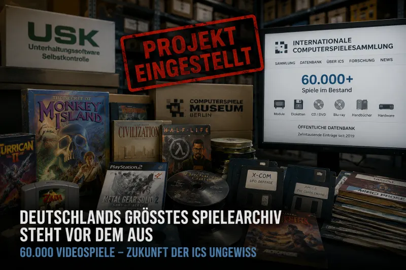 Deutschlands größtes Spielearchiv steht vor dem Aus – 60.000 Videospiele ohne gemeinsame Zukunft