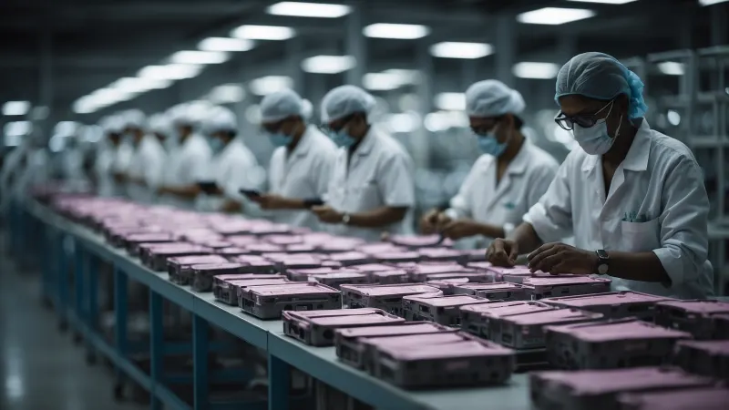 Indiens Smartphone-Boom verlässt die Montagehalle
