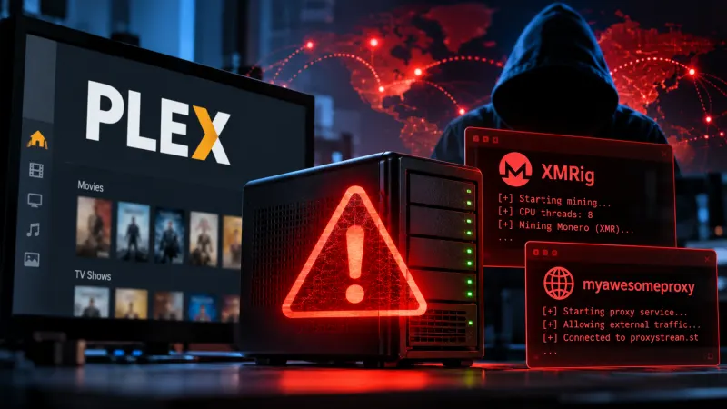 Plex2Shell: Hacker übernehmen Plex-Server und installieren Kryptominer und Proxy-Malware